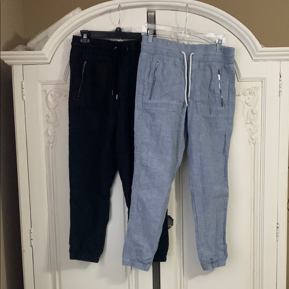 2 Athleta linen pants